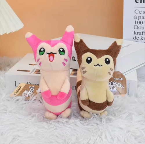 Peluche pokemon furret - peluche,