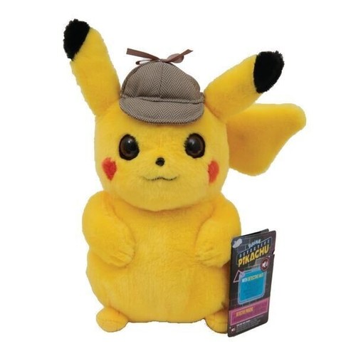 Peluche detective pikachu - peluche,